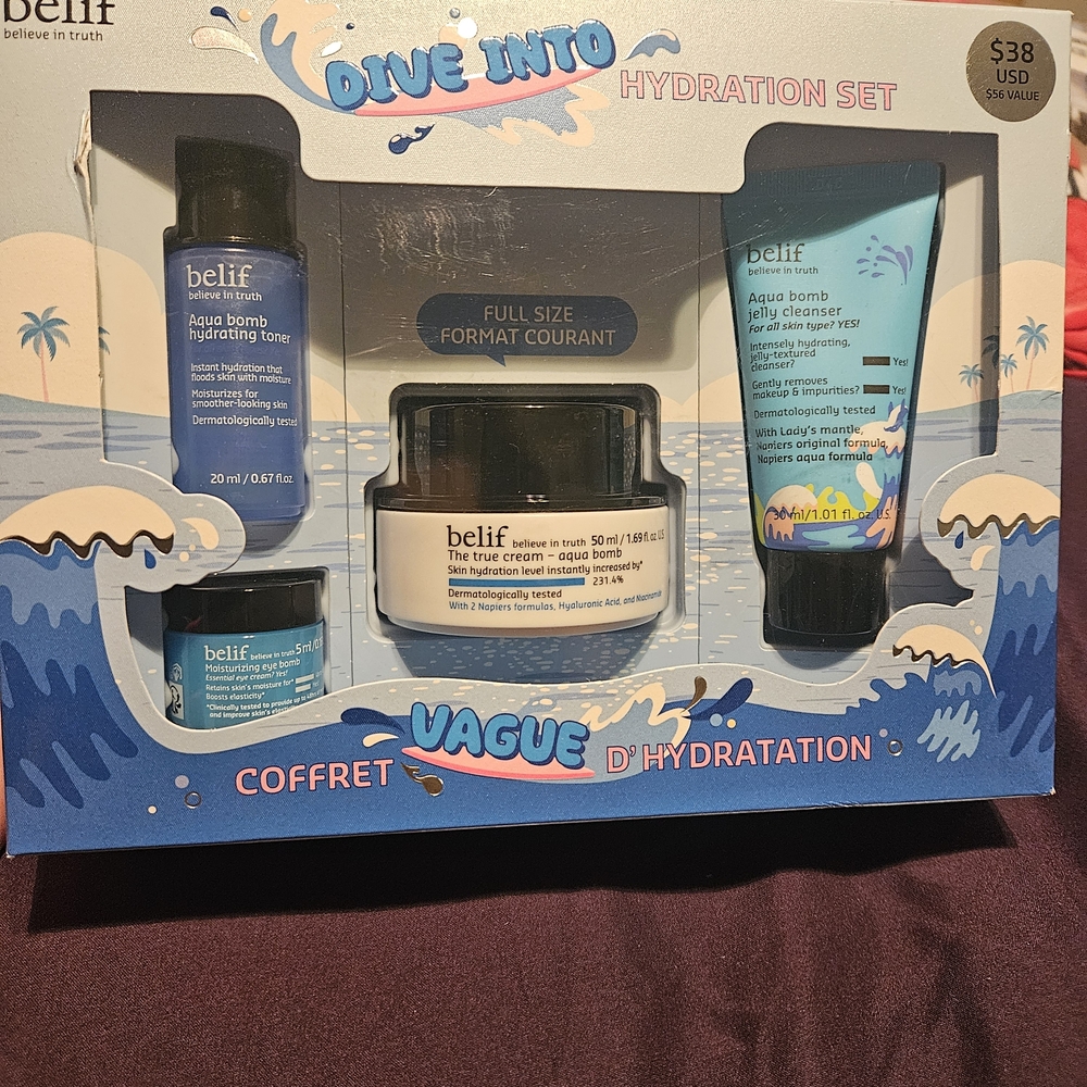Belif Dive Into Hydration Set - Blue